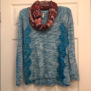 Red camel long sleeve dress shirt